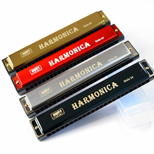 ساز دهنی مدل هارمونیکا 24 سوراخ قرمز Harmonica 24-hole -اسباب بازی